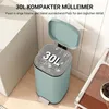 HOMCOM 30L Küchenmülleimer mit Deckel, Soft-Close- und Produktbild-Vorschau 4