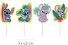 Stitch Bougies - 4 pièces - Anniversaire Gâteau Voir les images du produit 4