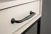 Eleganter Aluminium Möbelgriff Schwarz 128 mm - Mattschwarz Produktbild-Vorschau 2
