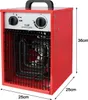 XINZI 5KW Elektroheizer - Profi-Heizlüfter Heizgebläse mit Produktbild-Vorschau 2