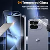 Marketing image showing a phone screen protector and camera lens protector for a Google Pixel phone. Produktbild-Vorschau