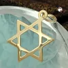 Anhänger 21x18mm David-Stern glänzend 9Kt GOLD gold 21x18mm Produktbild-Vorschau 2