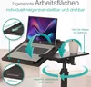 ELONEO mobiler Betttisch auf Rollen, Stehtisch Produktbild-Vorschau 3