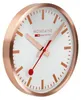 Mondaine wandklok A995.CLOCK.17SBK, roze gouden Productafbeelding-voorbeeld 3