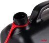Close-up of the opening and handle of a black plastic jerrycan. Anteprima dell’immagine prodotto