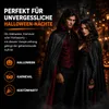 Halloween Zauberer Umhang – Schwarzes Kostüm für Erwachsene Produktbild-Vorschau 4