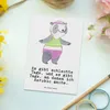 Mr. & Mrs. Panda Grußkarte Panda Aerobic - Weiß - Geschenk, Produktbild-Vorschau 2