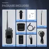 A collage of images showing the contents of a package for a Retevis Ailunce HD2 Ham Radio. Produktbild-Vorschau