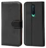 A black flip-style phone case is shown from the front and back. Podgląd zdjęcia produktu
