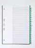 DURABLE Register A4 20-tlg. A-Z, mit Deckblatt, 620005 grün Produktbild-Vorschau 5