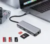 USB 8-in-1 Type-C 3.1 zu 4K HDTV Hub Adapter, USB3.0, SD, Produktbild-Vorschau 3