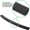 A close-up of a black car bumper protector with a textured surface, highlighting its design and fit. Voir les images du produit
