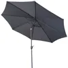 DEGAMO Marktschirm 300cm grau knickbar, mit Kurbel, Produktbild-Vorschau 4