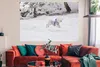 MuchoWow® Poster Malteser Hund springt in den Schnee Produktbild-Vorschau 2