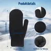 Winterhandschuhe Uni Fleece Thermo Einheitsgröße Schwarz Produktbild-Vorschau 2