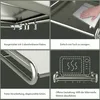Mikrowellen Regal, Chromstahl Wandmontage Produktbild-Vorschau 6