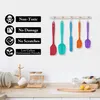 Hotec Teigschaber Set 5-teiliges Silikon Koch-Back-Mix-Tool Produktbild-Vorschau 5