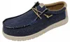 Hey Dude Wally Leinenschuh Blau Produktbild-Vorschau 1