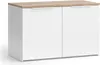 Kommode Vicco Wido Weiß/Sonoma 80 x 50 cm mit 2 Türen, Produktbild-Vorschau 1