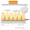 12er LED Kerzen mit Fernbedienung, Flammenlose Kerzen Produktbild-Vorschau 9