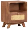 vidaXL Nachttisch 40x30x50 cm Mango Massivholz Produktbild-Vorschau 7