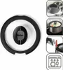 Tefal Ingenio Glasdeckel, Rund, Schwarz, Edelstahl, Glas, Produktbild-Vorschau 2