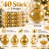 Weihnachtskugeln Transparente zum Befüllbare, 40er Set 6 cm Produktbild-Vorschau 2