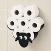 DanDiBo Toilettenpapierhalter Schaf Wand Schwarz Metall Produktbild-Vorschau 10