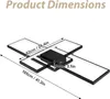 JOIEYOU Deckenlampe 90W LED Deckenleuchte 3-Rechteck Design Produktbild-Vorschau 2