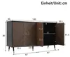 Merax Sideboard mit Fischgrätmuster, Kommode mit 4 Türen Produktbild-Vorschau 10