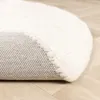 Volero - Tapis en laine rond - Feline Blanc - Ø 120 cm Voir les images du produit 2