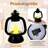 Weihnachtsdeko Mini Laternen Schwarz,6 Stück LED Produktbild-Vorschau 7