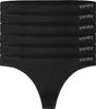 Yenita® 6er Pack Seamless Basic String L/XL schwarz Produktbild-Vorschau 1