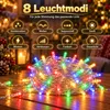 20M 200LEDs 8 Modi Lichterkette Strom, Timer, Merkfunktion, Produktbild-Vorschau 2