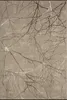 A close-up view of a rug with a pattern of tree branches. Produktbild-Vorschau