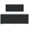 Boxspringbett mit Matratze Schwarz 180x200 cm Kunstleder Produktbild-Vorschau 4
