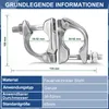 2X 360° 48x48mm Drehkupplung Gerüstschelle Gerüstkupplung Produktbild-Vorschau 4
