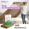 EllaTex Jersey Spannbettlaken 140x200–160x200 Baumwolle – Produktbild-Vorschau 2