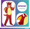 Amscan Kinderkostüm Drache Junior, Polyester, rot/gelb, Produktbild-Vorschau 3