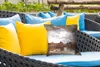 MuchoWow® Outdoor Kissen - Ansicht von Delft - Gemälde von Produktbild-Vorschau 4
