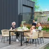 Zestaw mebli ogrodowych Outsunny z polirattanu, 5 Podgląd zdjęcia produktu 2