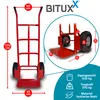 Bituxx Sackkarre mit Luftbereifung 200kg Rot MS-19620 Produktbild-Vorschau 3
