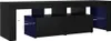 mobile TV vidaXL con luci LED effetto rovere nero Anteprima dell’immagine prodotto 4