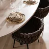 Bronx71 Esszimmerstuhl River Chenille braun Produktbild-Vorschau 4