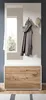 Kompaktgarderobe "Pallas" in weiß und Eiche Garderobe mit Produktbild-Vorschau 2