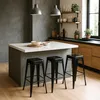 Barhocker 76cm aus stahl metall für bar und küche Steel Up Produktbild-Vorschau 2