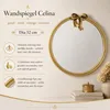 Wandspiegel Celina - gold - rund - vintage - klassisch - Produktbild-Vorschau 3