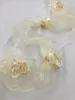 Autoschmuck Deko 2 Girlanden mit Blüten Creme 180 cm Produktbild-Vorschau 7