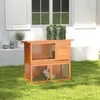 PawHut hok voor kleine dieren, kooi voor knaagdieren, hok Productafbeelding-voorbeeld 2