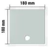 Dennerle Abdeckscheibe Nano Cube, 10 Liter - 18 x 18 cm - Produktbild-Vorschau 2